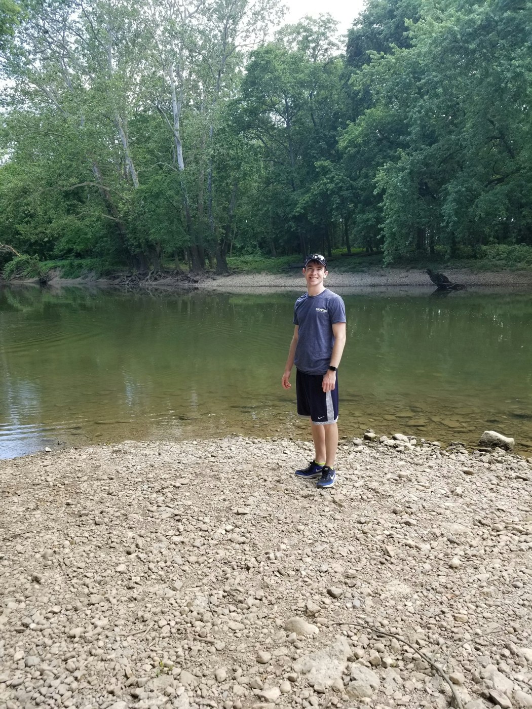 WEquip team members beside the river